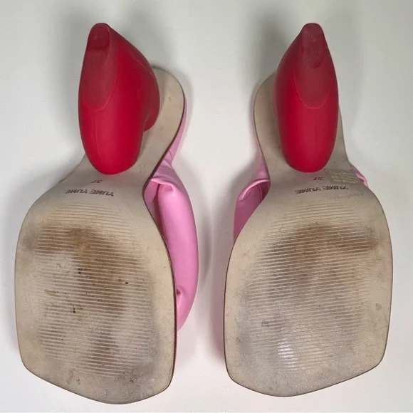 yume yume pink heart heels